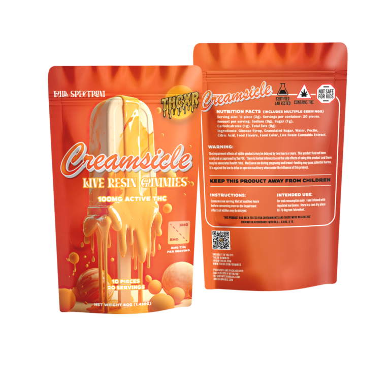 Creamsicle gummy package
